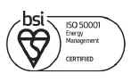BSI ISO 50001 Energy Management badge