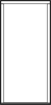 Line illustration of the Standard single timber frame style