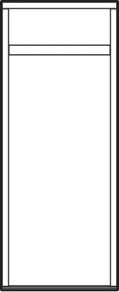 Line illustration of the Fanlight single timber frame style