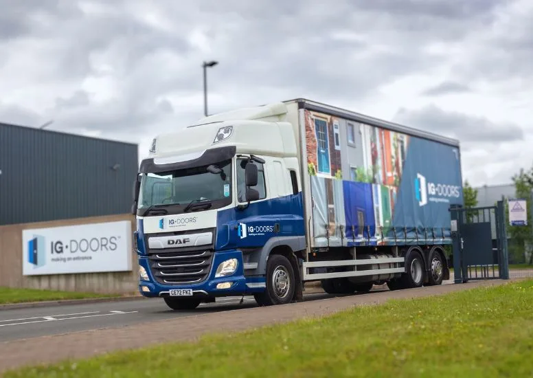 3-Week delivery announcement graphic — standard supply only doors now on a 3-week lead time
